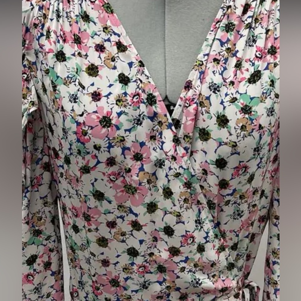 BERENICE PARIS Reece Dress Venice Beach, Boho Floral Wrap Maxi Hi-Low - Picture 2 of 14